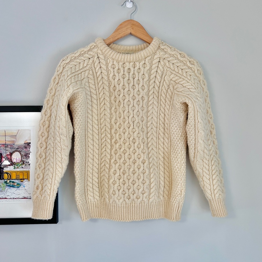 Irish wool sweater